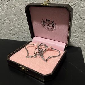 Juicy Couture Silver Earrings
